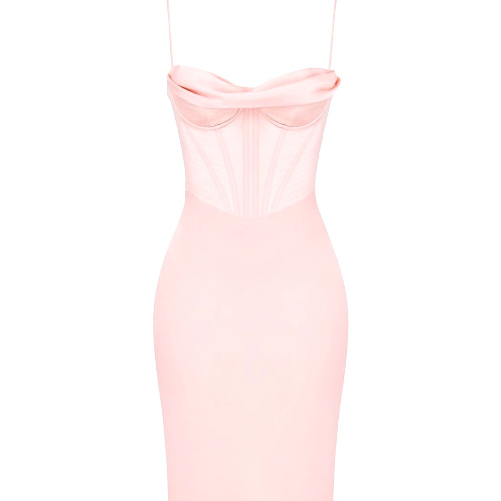 NWT House of CN Charmaine Dress in Blush